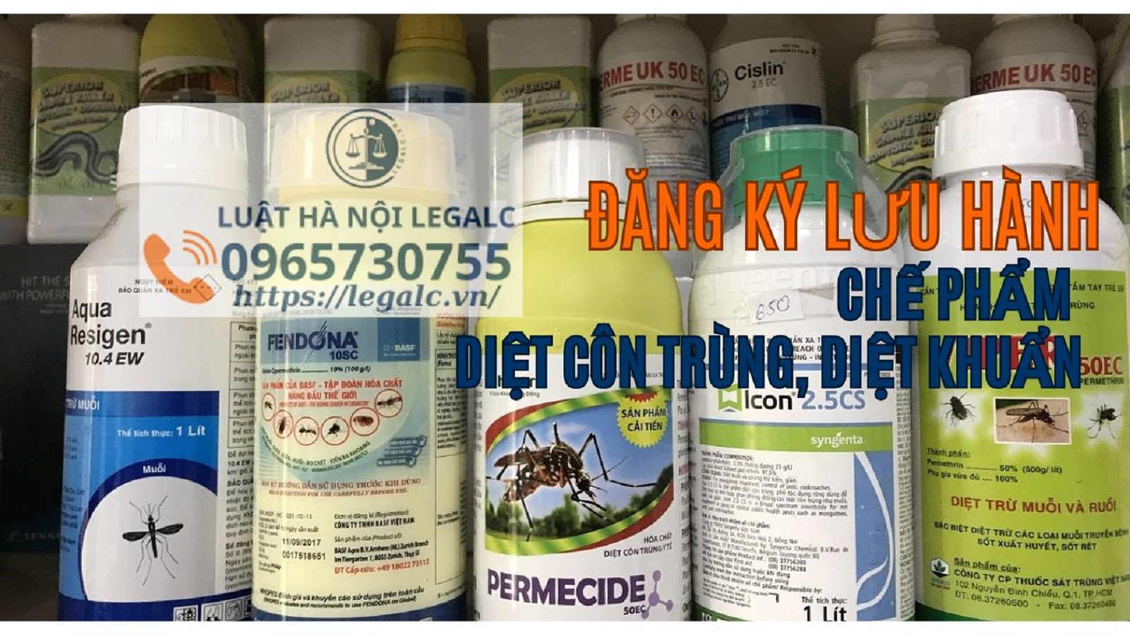 Đăng ký lưu hành chế phẩm diệt khuẩn, diệt côn trùng 2026