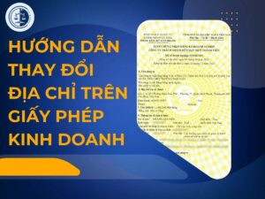 thay đổi địa chỉ trên giấy phép kinh doanh online